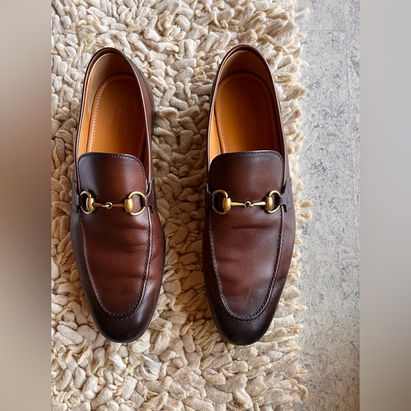 Gucci Other - GUCCI Brown Leather Loafers. MENS. SIZE 9